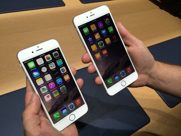Kích thước màn hình lớn của iPhone 6 và iPhone 6 Plus